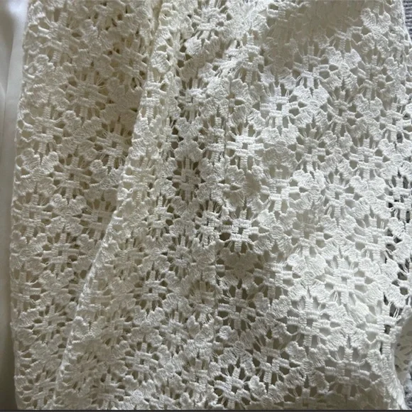 NWT Banana Republic Clover Mixed Media Skirt - Picture 6 of 8